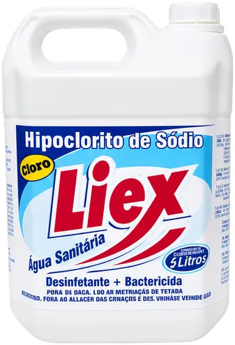 Embalagem do produto Água Sanitária LIEX