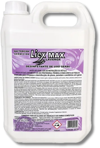 Embalagem do produto Desinfetante Concentrado LIEX