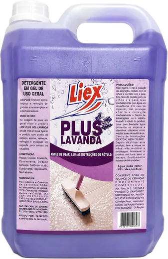 Embalagem do produto LIEX Plus Gel Lavanda