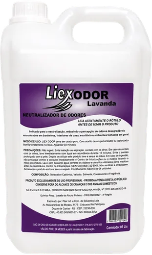 Embalagem do produto Neutralizador LIEX