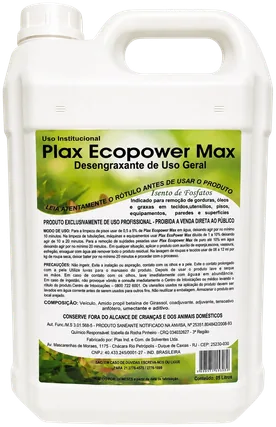 Embalagem do produto Plax Eco Power Max